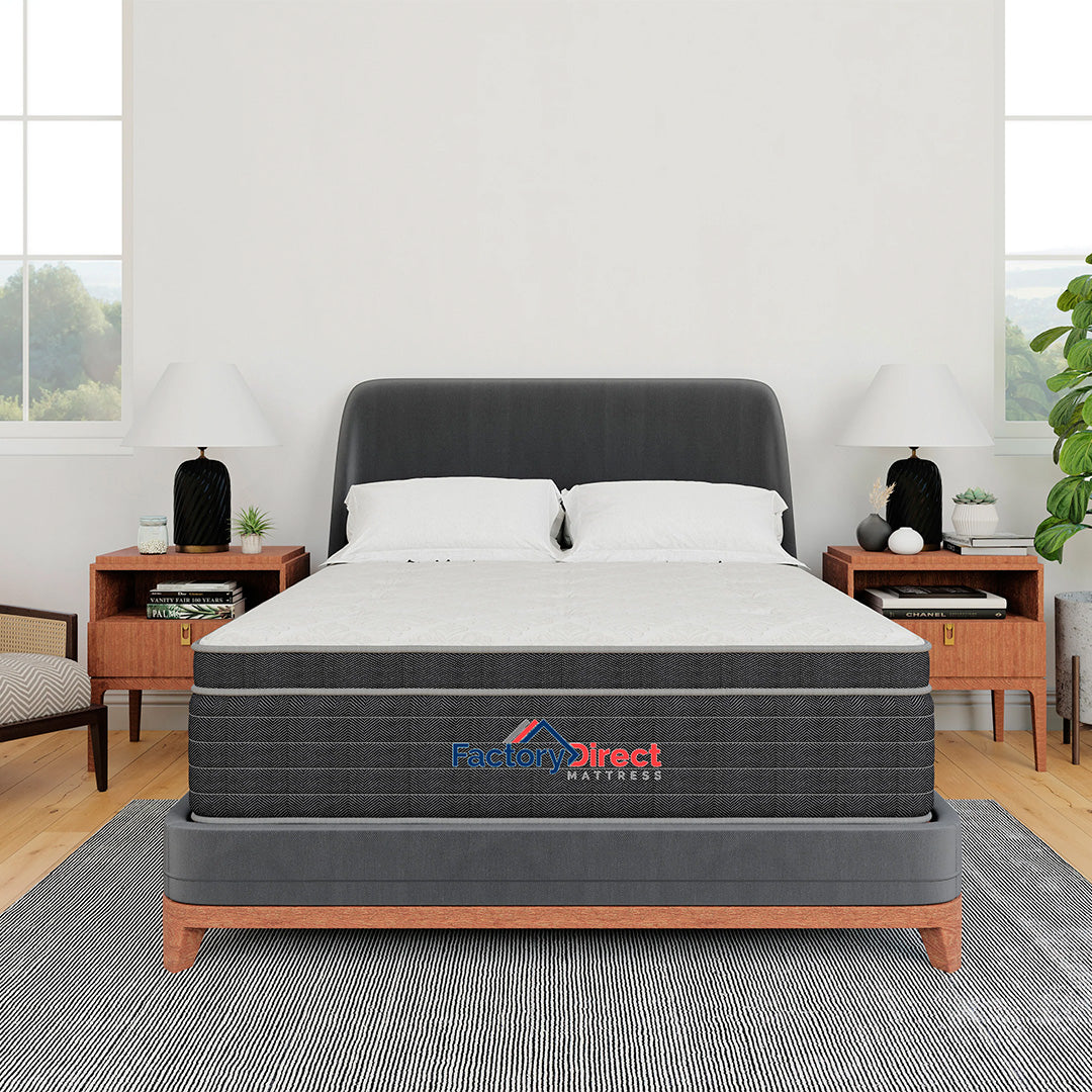 CLEARANCE QUEEN- 10400 Pillow Top Mattress by Factory Direct Mattress