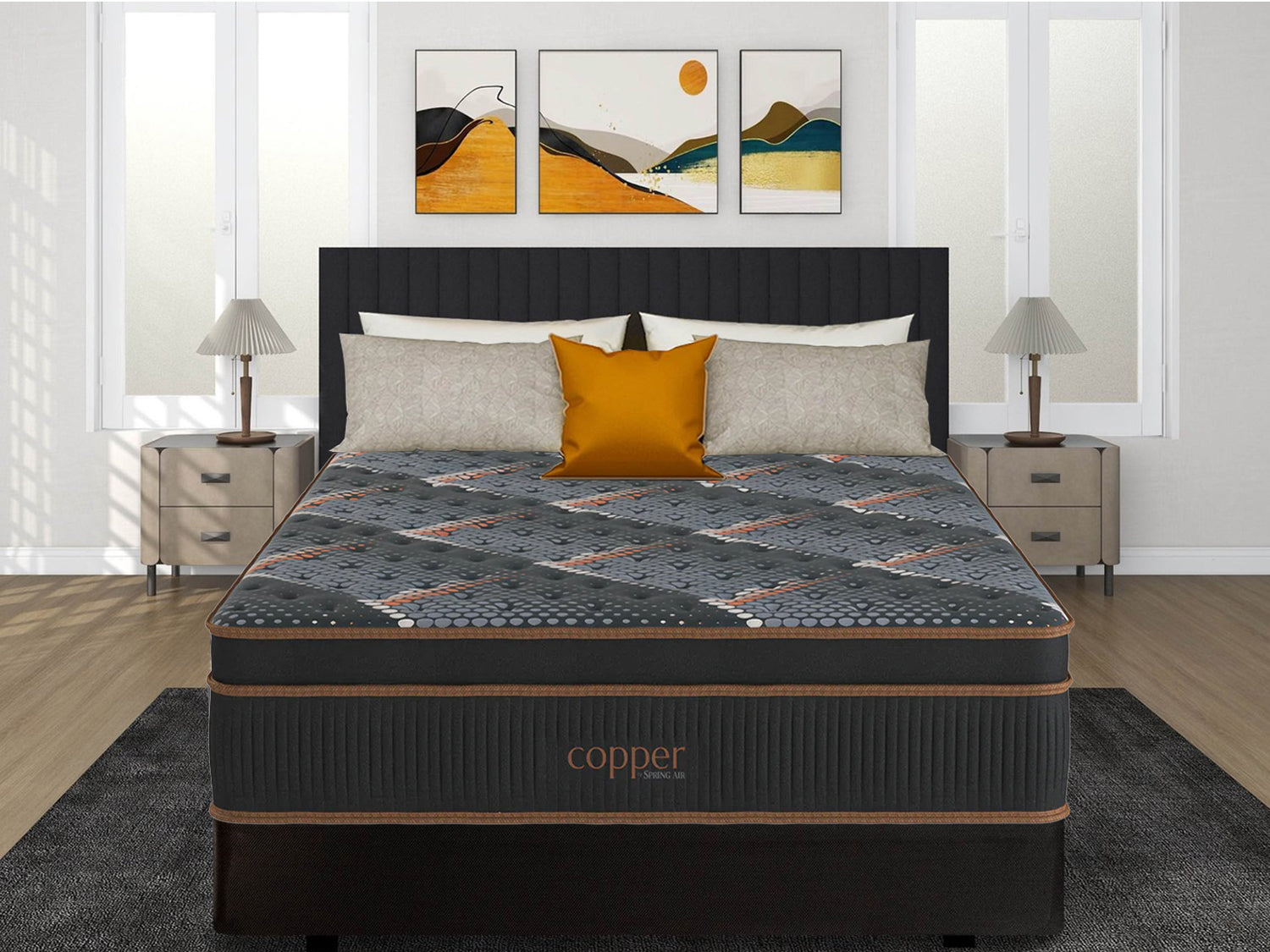 Copper Hybrid Firm Quilted Mattress by Spring Air