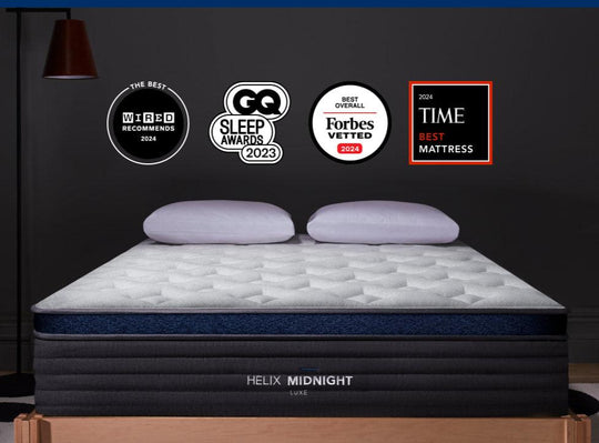 Room Shot Helix Midnight Luxe Mattress